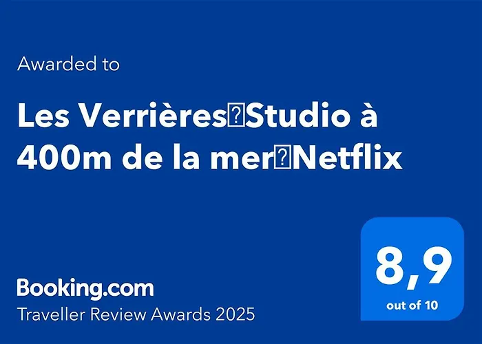 Apartamento Les Verrieres・studio A 400m De La Mer・netflix